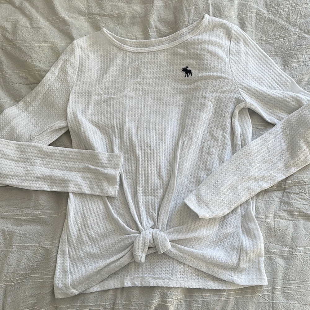 Abercombie Long Sleeve Waffle Tee